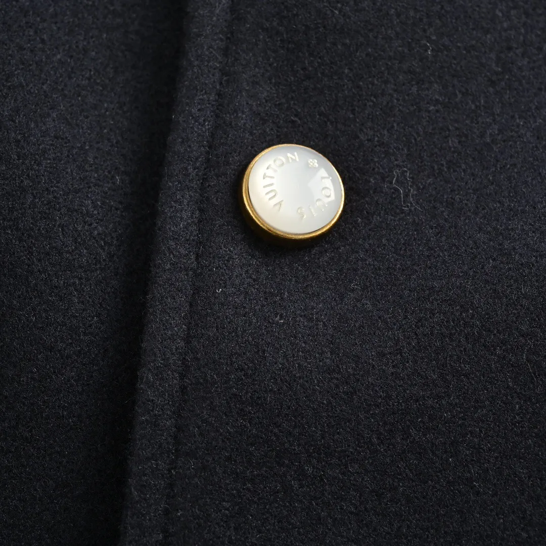 Louis Vuitton/Louis Vuitton 24Fw conch embroidered letter logo baseball jacket